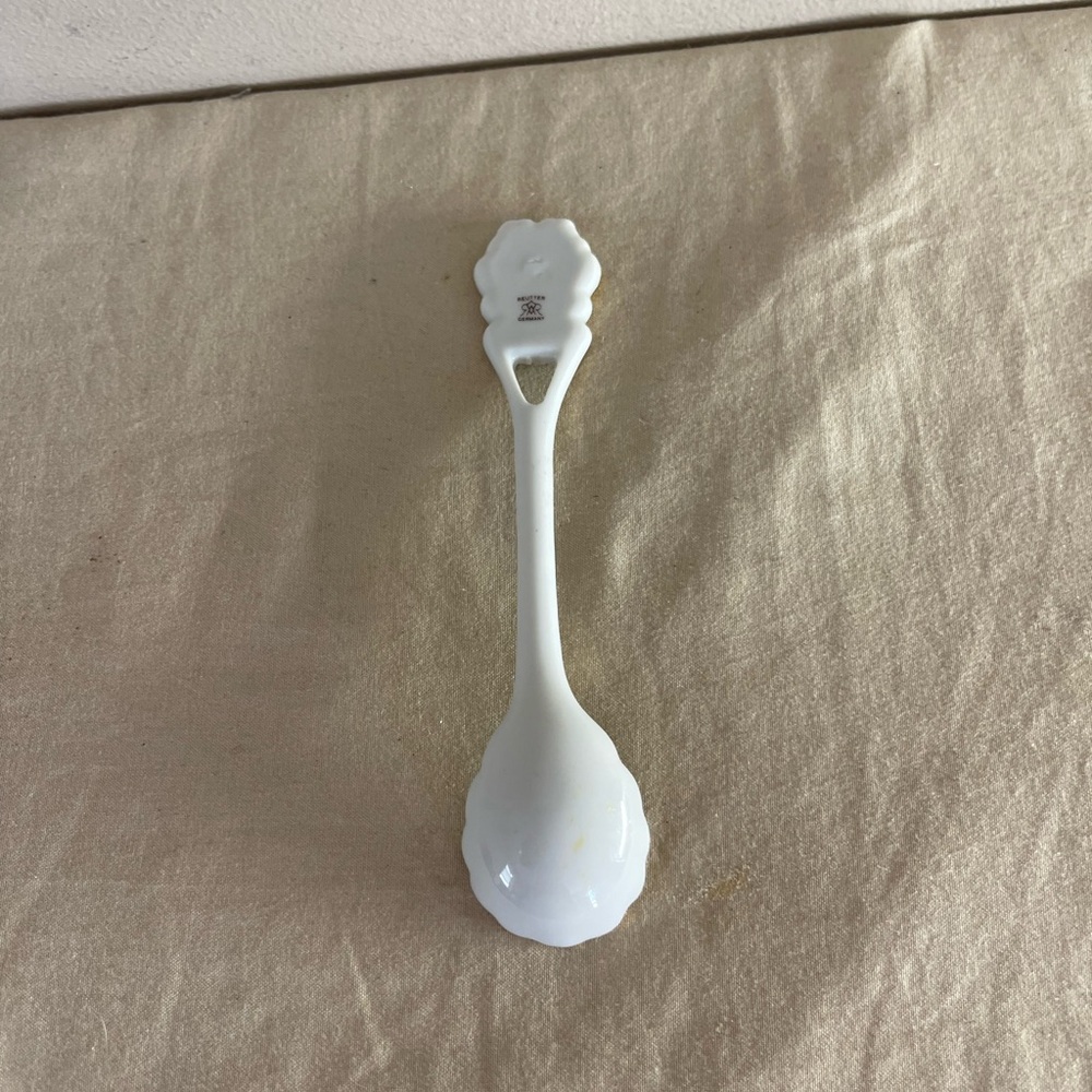 Vintage Reutter Germany Panda Bear White Gold Spoon Porcelain Collector’s Rare - Picture 4 of 6